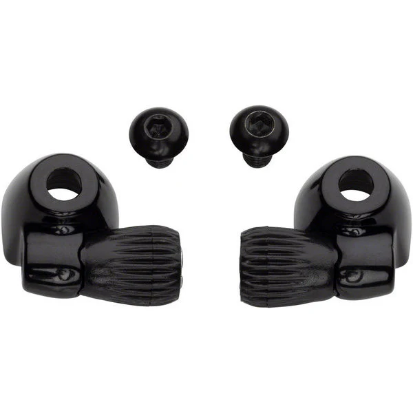 Problem Solvers Downtube Cable stop w/ Adjusters, Black